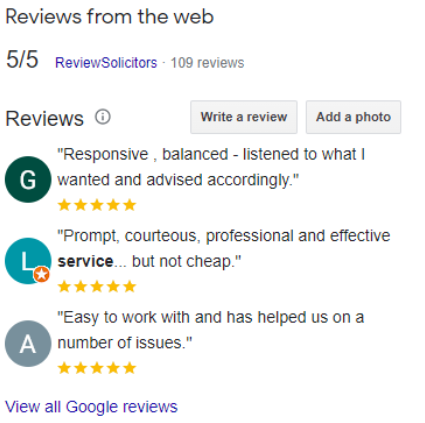 Reviews |Quick Search Lawyers and Attorneys | Ray Legal Marketing