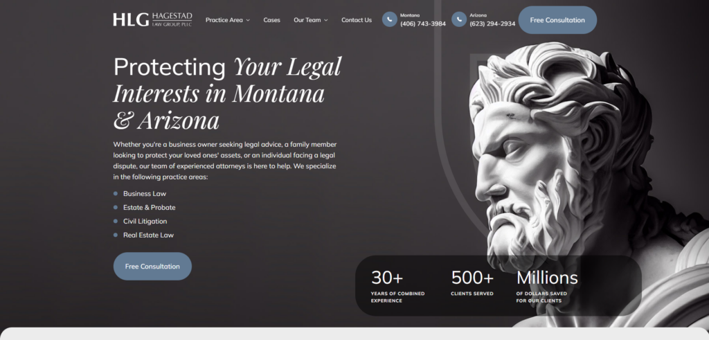 Estate Planning Law Firm Website | Ray Legal Marketing | Website Design