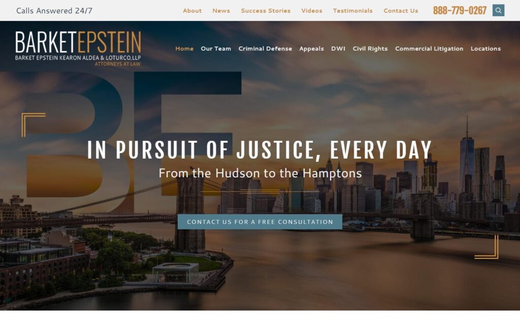 Personal Injury Attorney Website | Ray Legal Marketing | Website Design