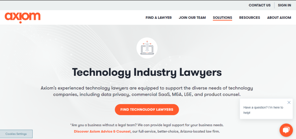 Technology Lawyer Firm Website | Ray Legal Marketing