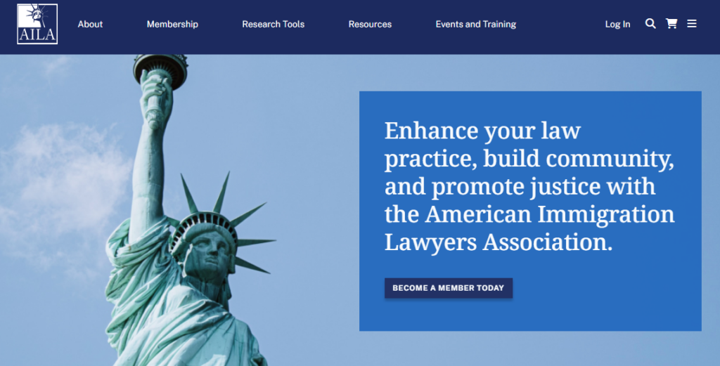 immigration Law Website | Ray Legal Marketing | Website Design